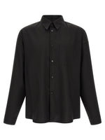 Black Oversized Solid Shirt 1