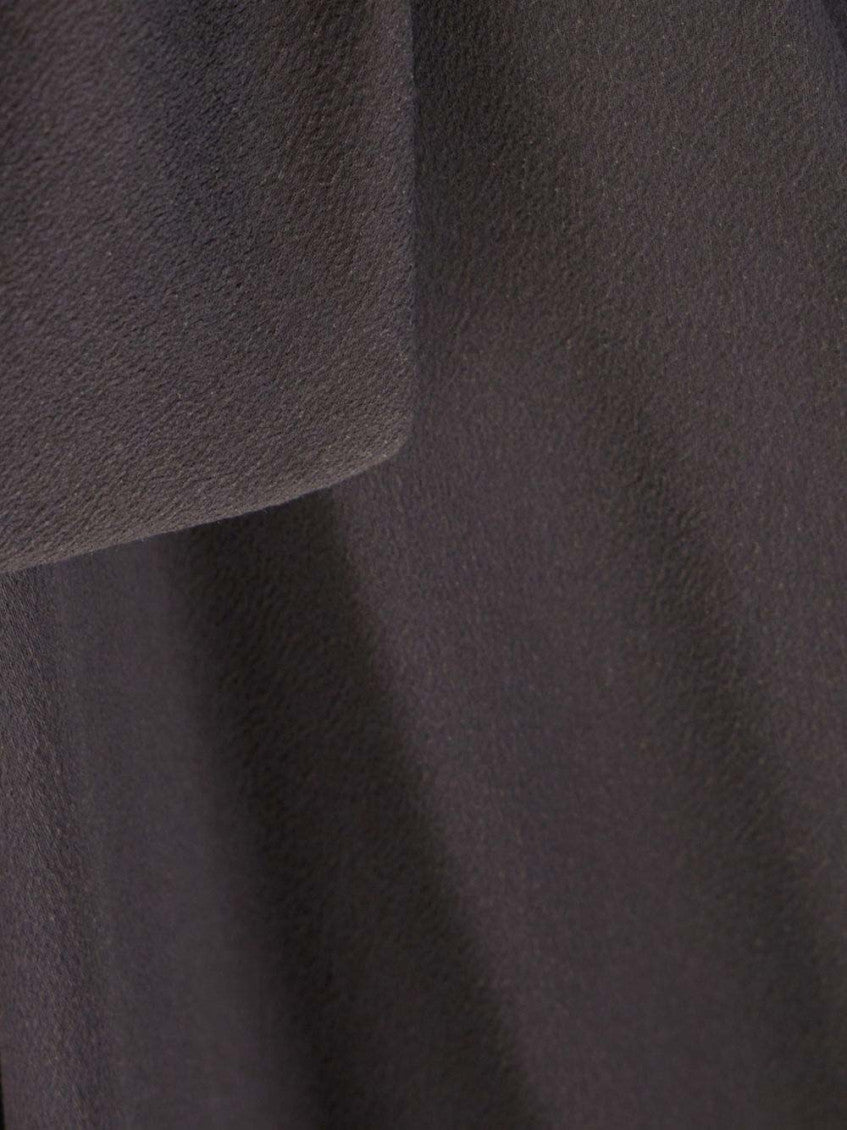 Black Draped Midi Skirt 3