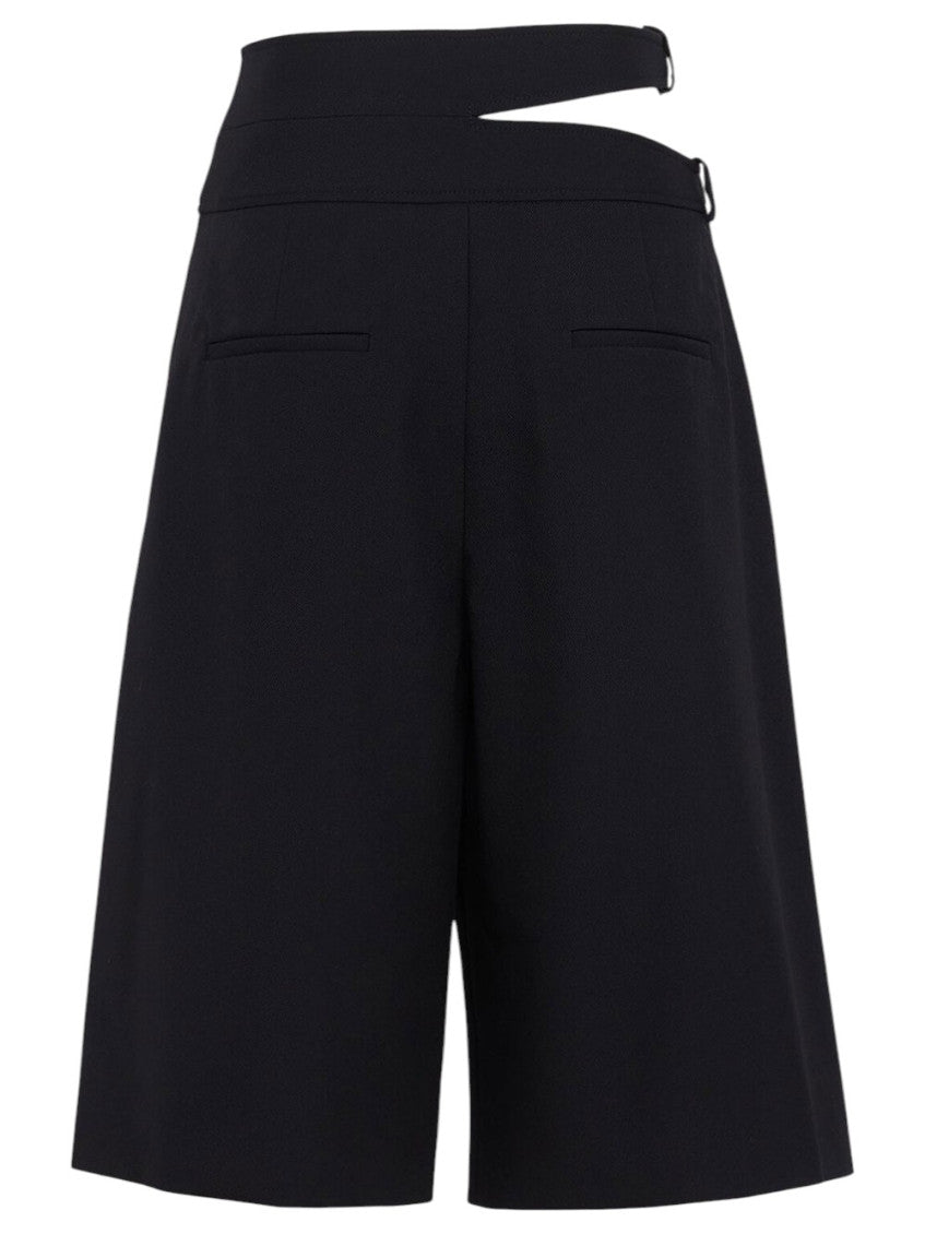 Black Solid Shorts 2