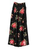 Black Floral Pant 1