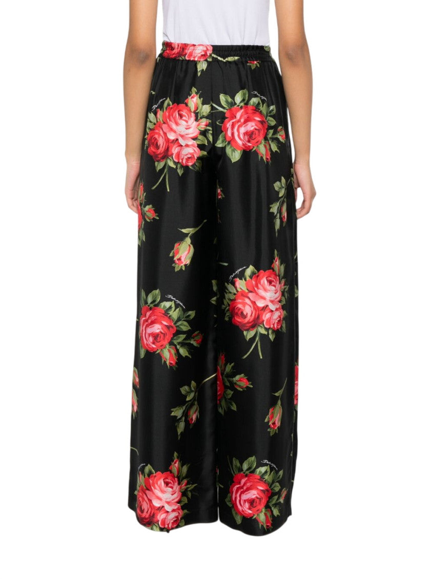 Black Floral Pant 2