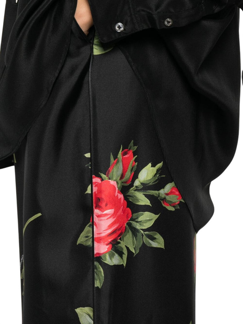 Black Floral Pant 4