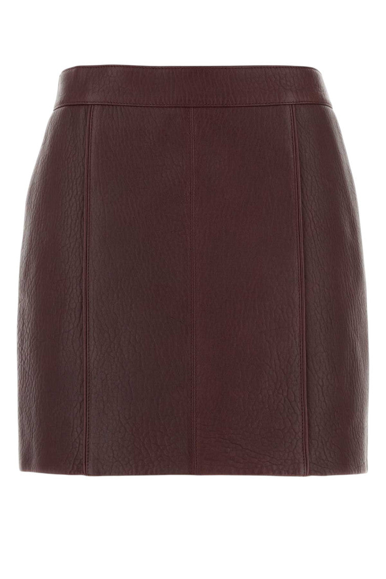 Dark Brown Mini Skirt 1