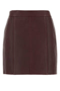 Dark Brown Mini Skirt 1
