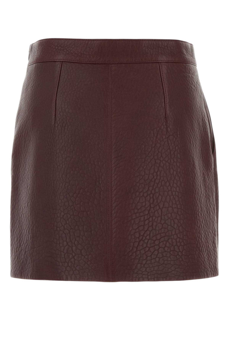 Dark Brown Mini Skirt 2