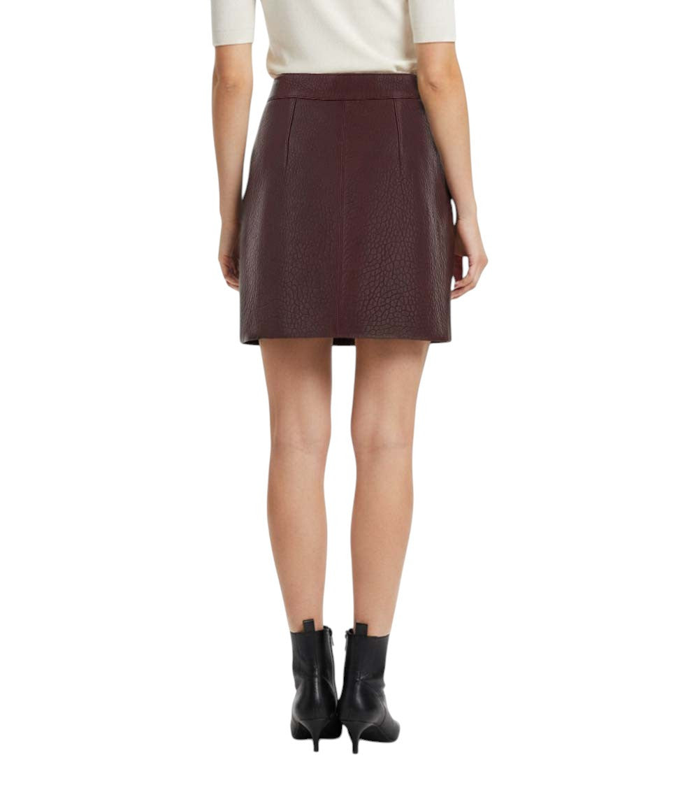 Dark Brown Mini Skirt 4