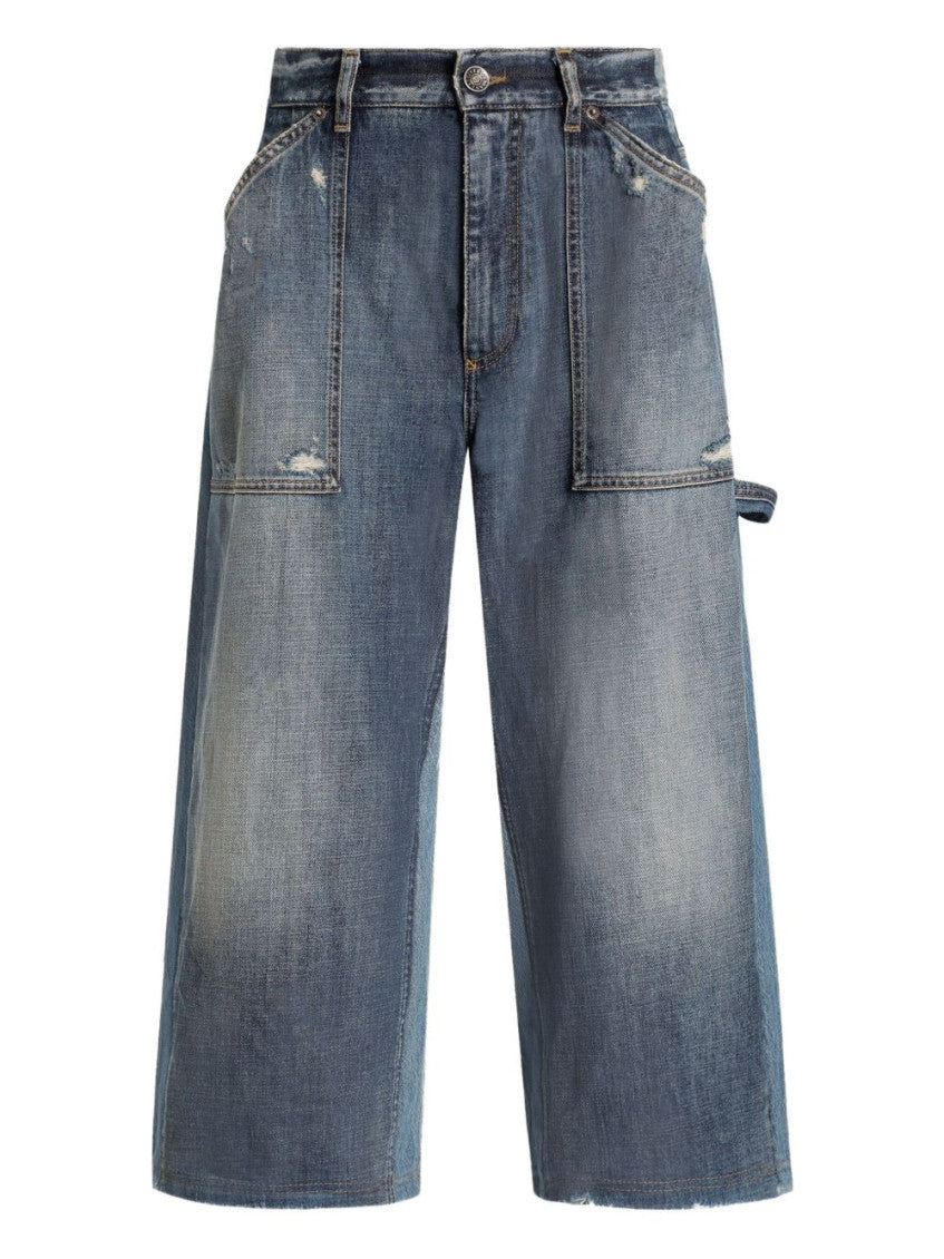 Blue Loose High Rise Jeans 1