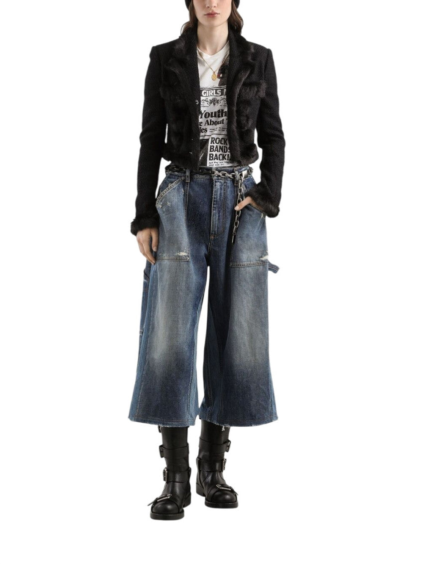 Blue Loose High Rise Jeans 2