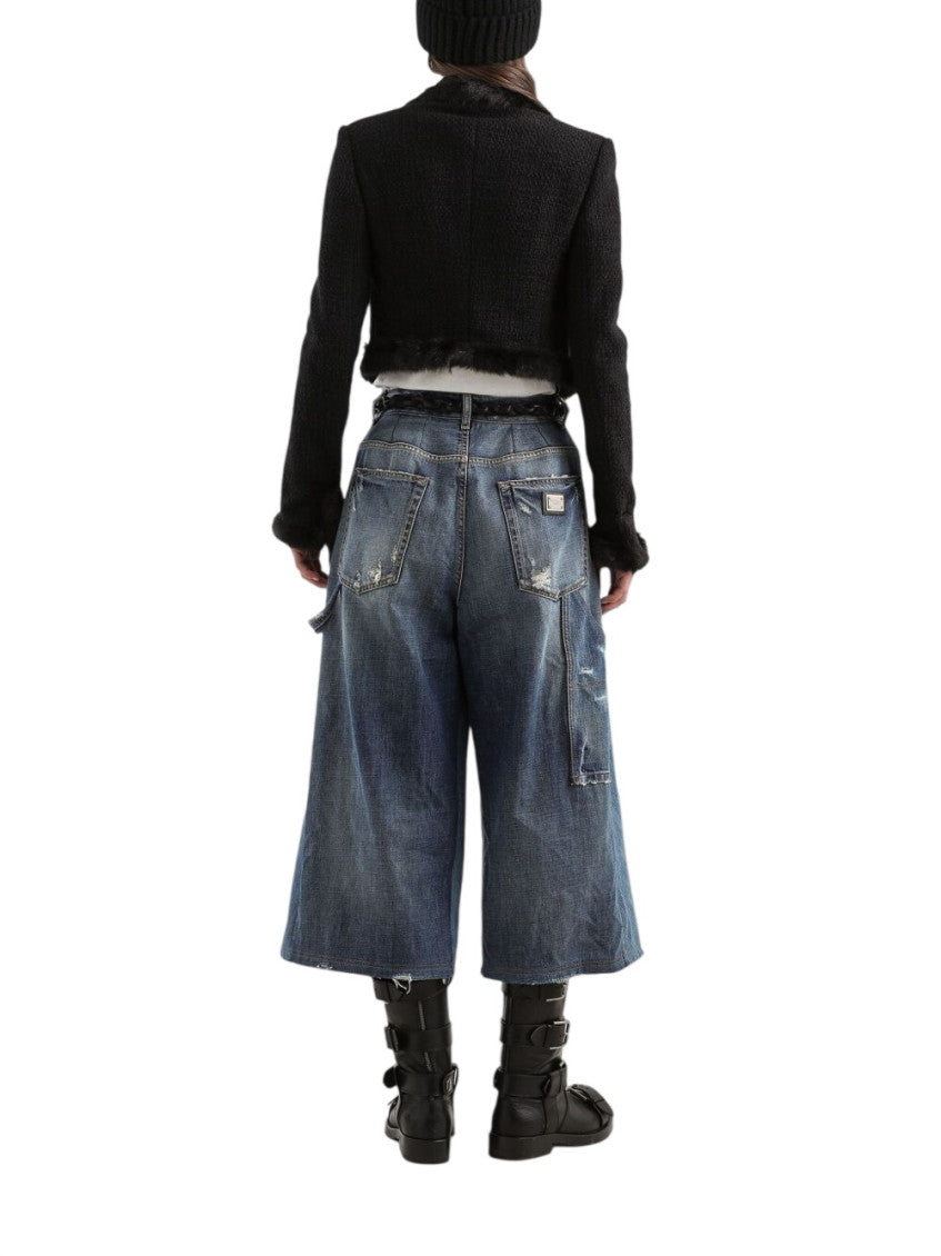 Blue Loose High Rise Jeans 3