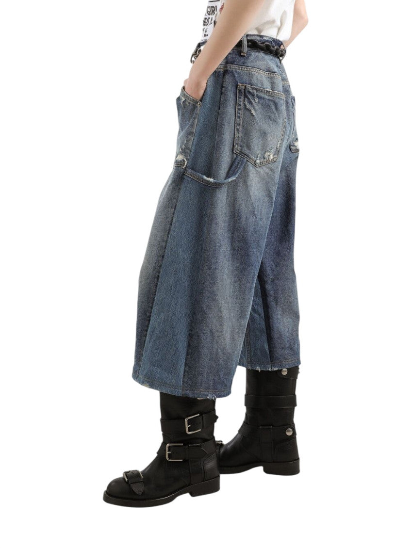 Blue Loose High Rise Jeans 5