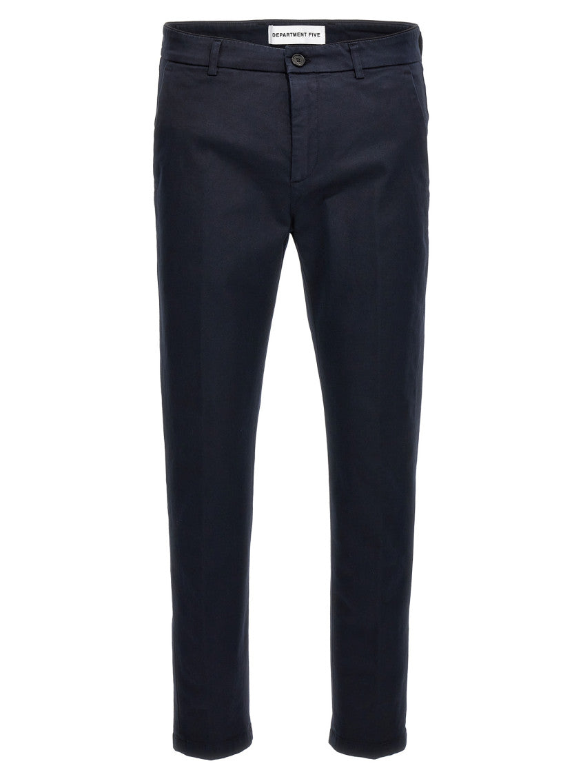 Navy Blue Slim Trousers 1