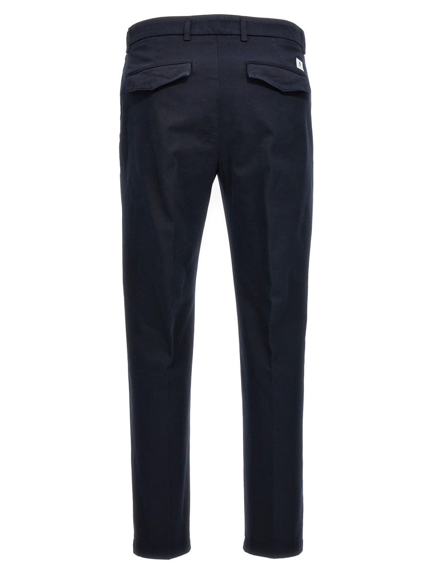 Navy Blue Slim Trousers 2