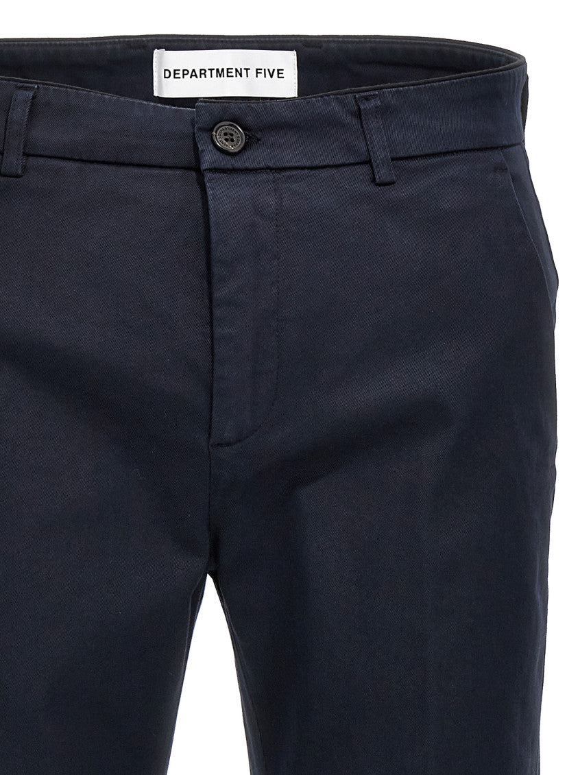Navy Blue Slim Trousers 3