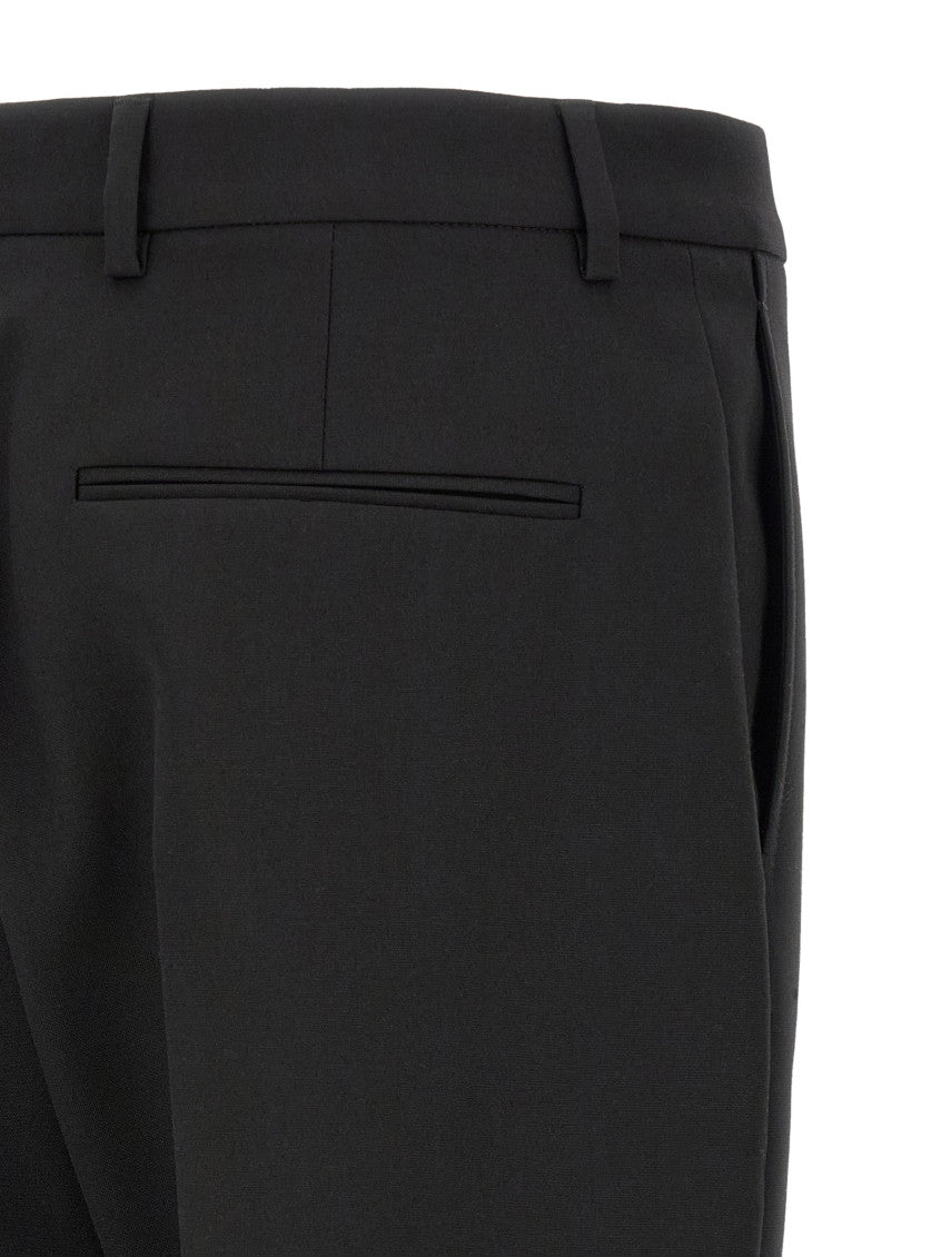 Black Flat Front Pants 4