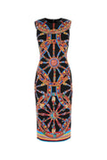 Multicolor Printed Midi Dress 1