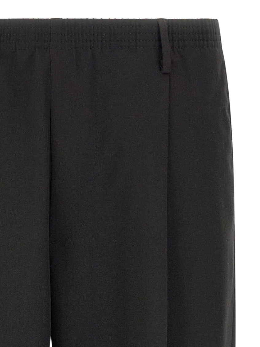 Black Straight Pleated Pants 3