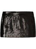 Black Embellished Mini Skirt 1