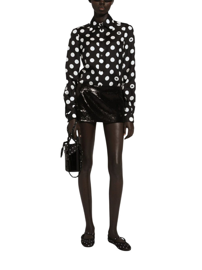 Black Embellished Mini Skirt 2