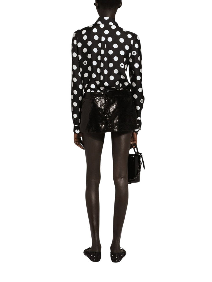 Black Embellished Mini Skirt 3