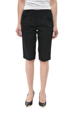 Black Solid Shorts 1