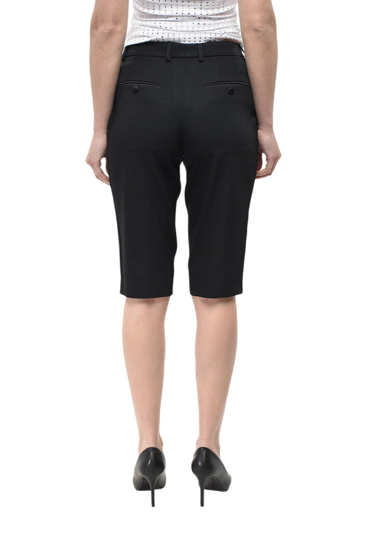 Black Solid Shorts 2