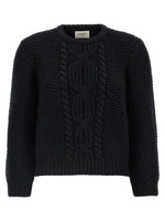 Black Crew Neck Sweater 1