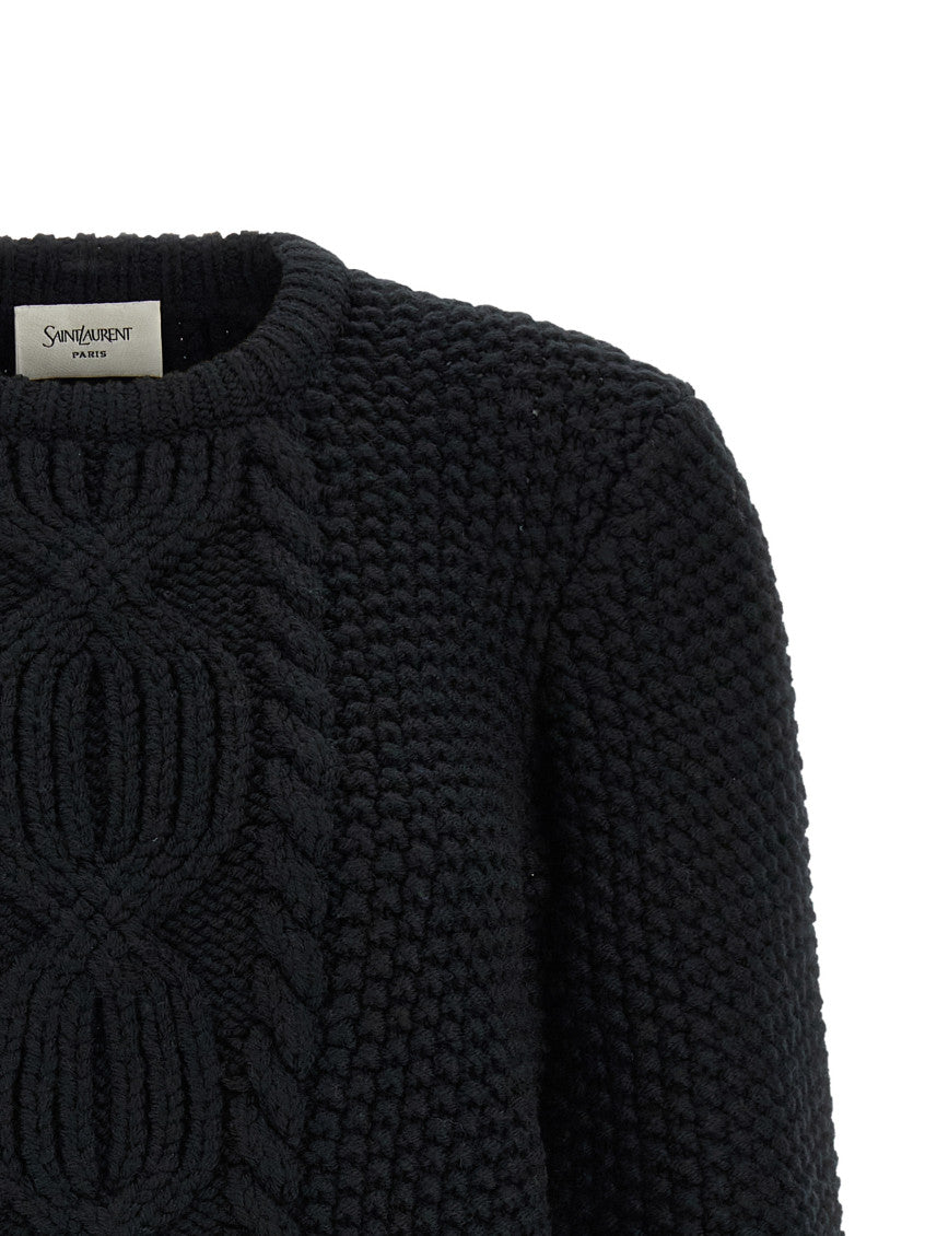 Black Crew Neck Sweater 3