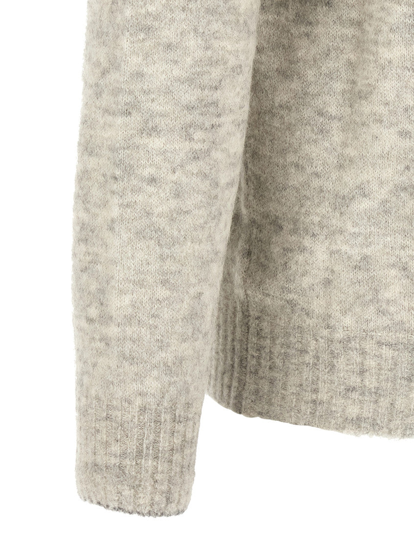 Grey V Neck Cardigan 4