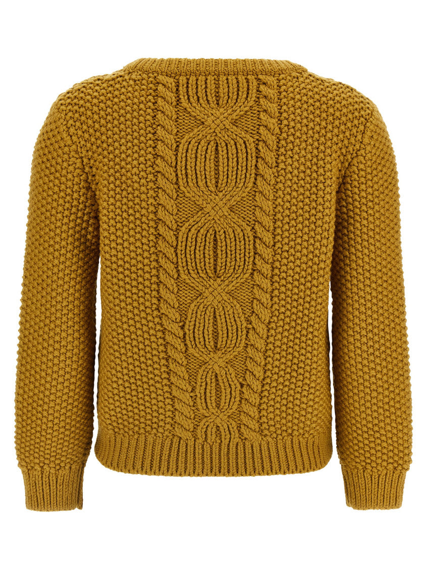 Mustard Yellow Knitted Sweater 2