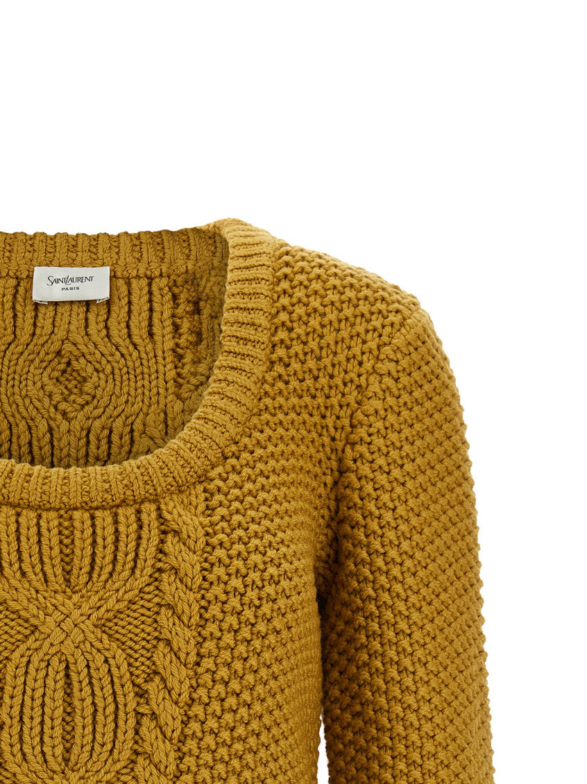 Mustard Yellow Knitted Sweater 3