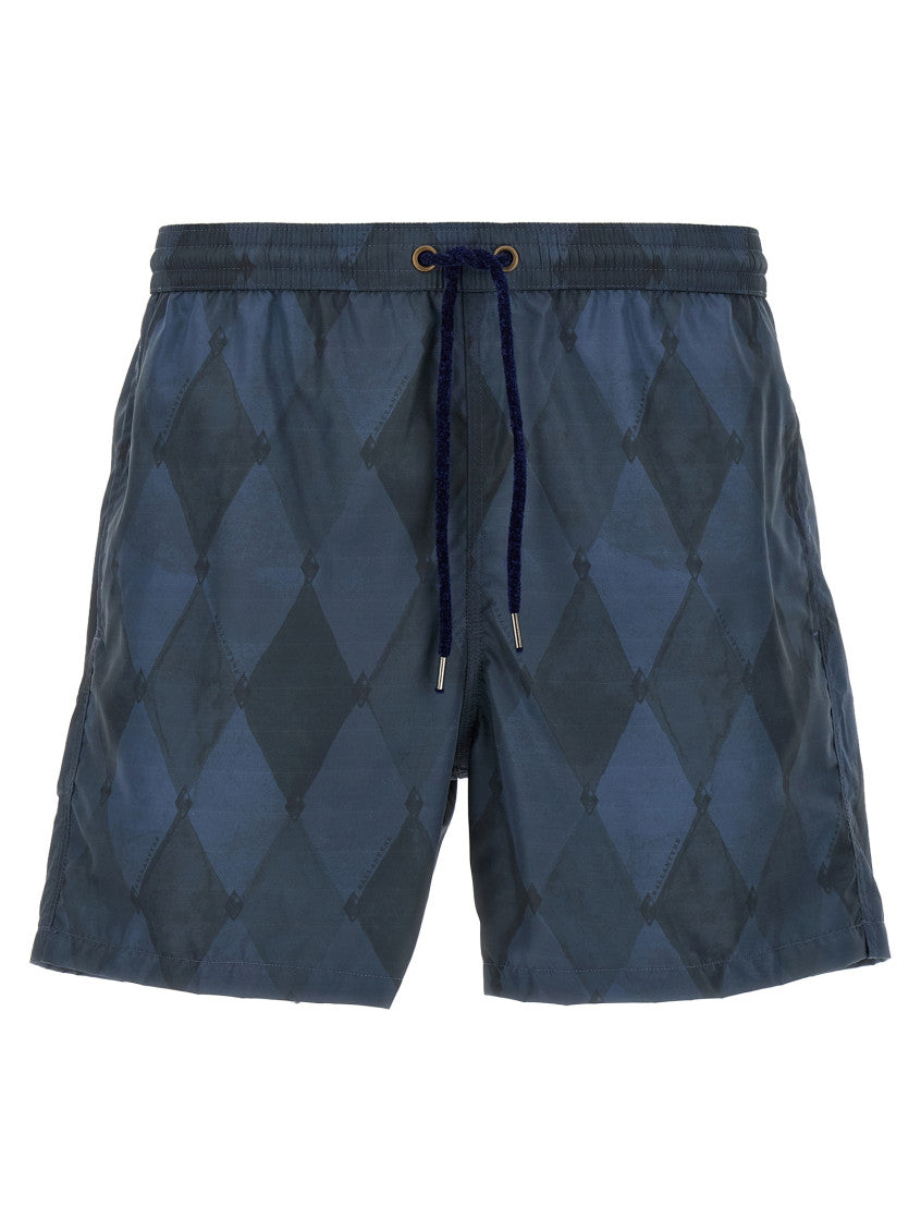 Blue Regular Swim Shorts 1