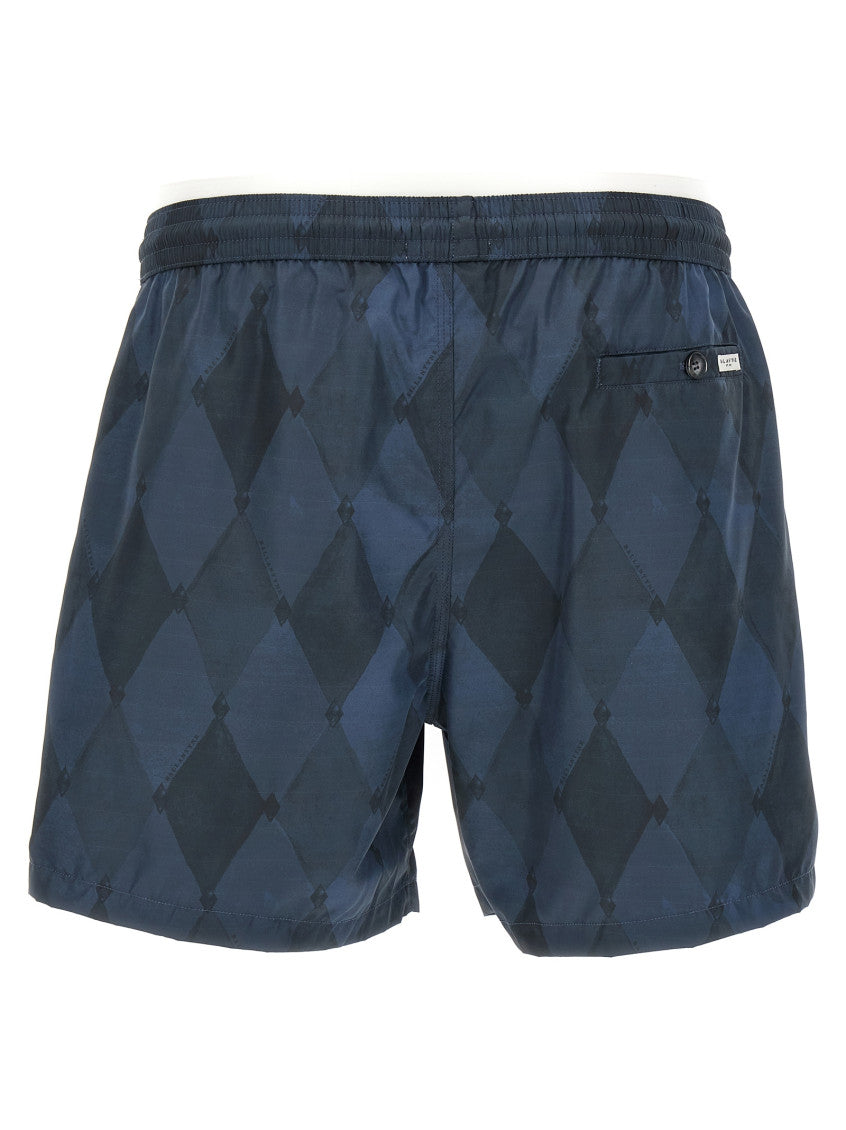 Blue Regular Swim Shorts 2