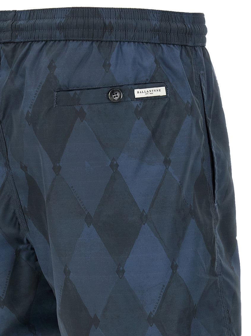 Blue Regular Swim Shorts 4