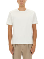 White Solid Crew Neck T-Shirt 1