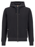 Navy Blue Zip Up Hood Jacket 1