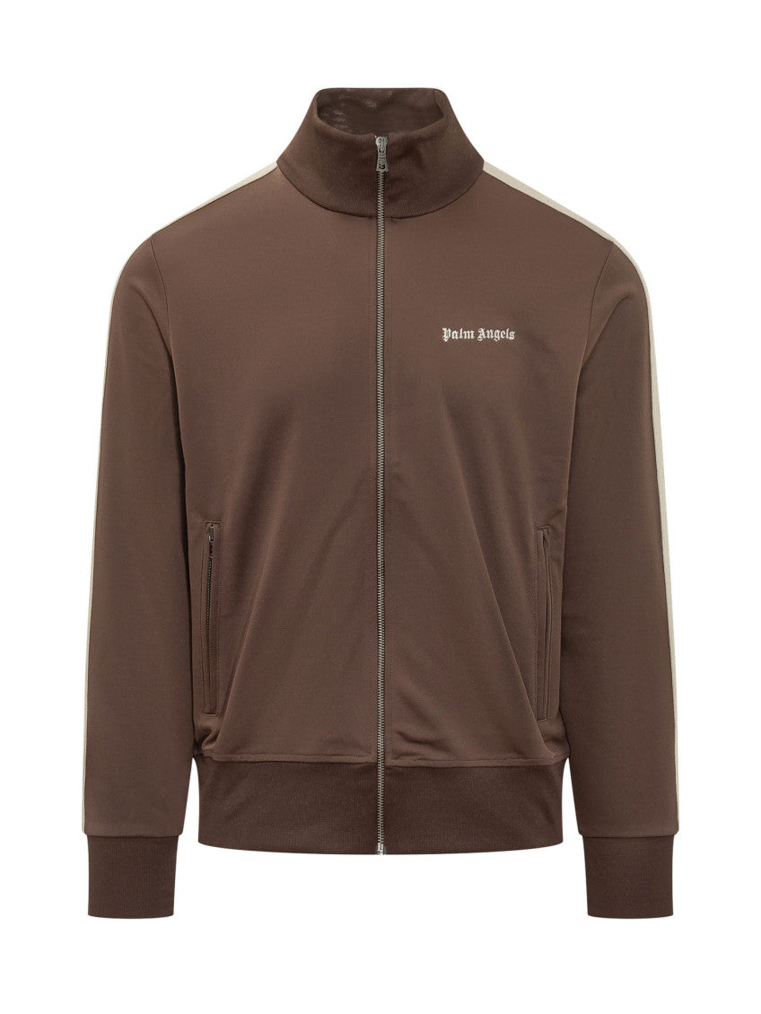 Brown Logo Track Jacket 1
