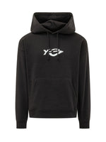 Black Relaxed Logo Hoodie 1
