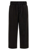 Black Relaxed Drawstring Joggers 1