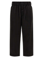 Black Relaxed Drawstring Joggers 1