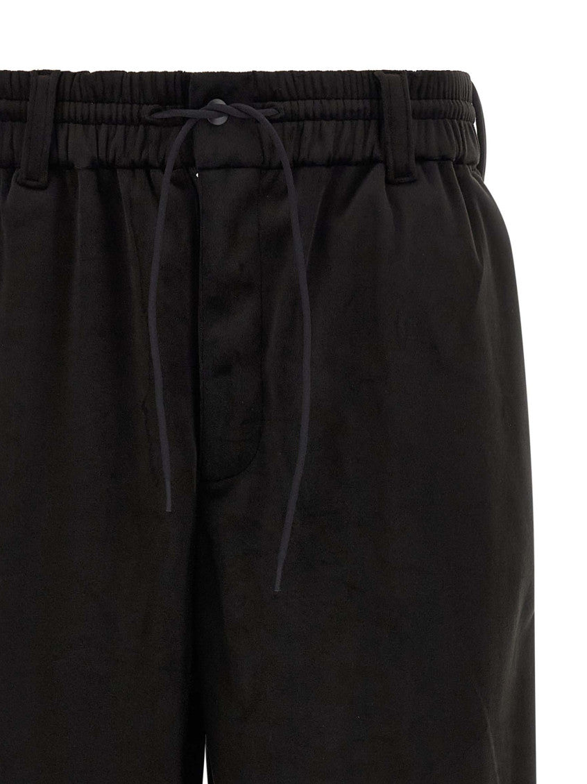 Black Relaxed Drawstring Joggers 3