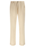 Light Beige Regular Trousers 1
