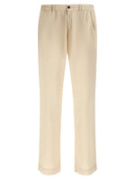 Light Beige Regular Trousers 1
