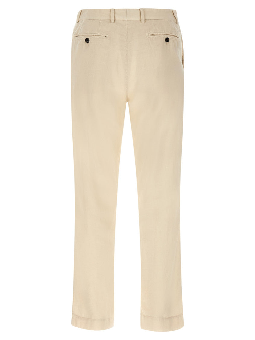 Light Beige Regular Trousers 2