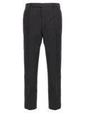 Black Flat Front Trousers 1