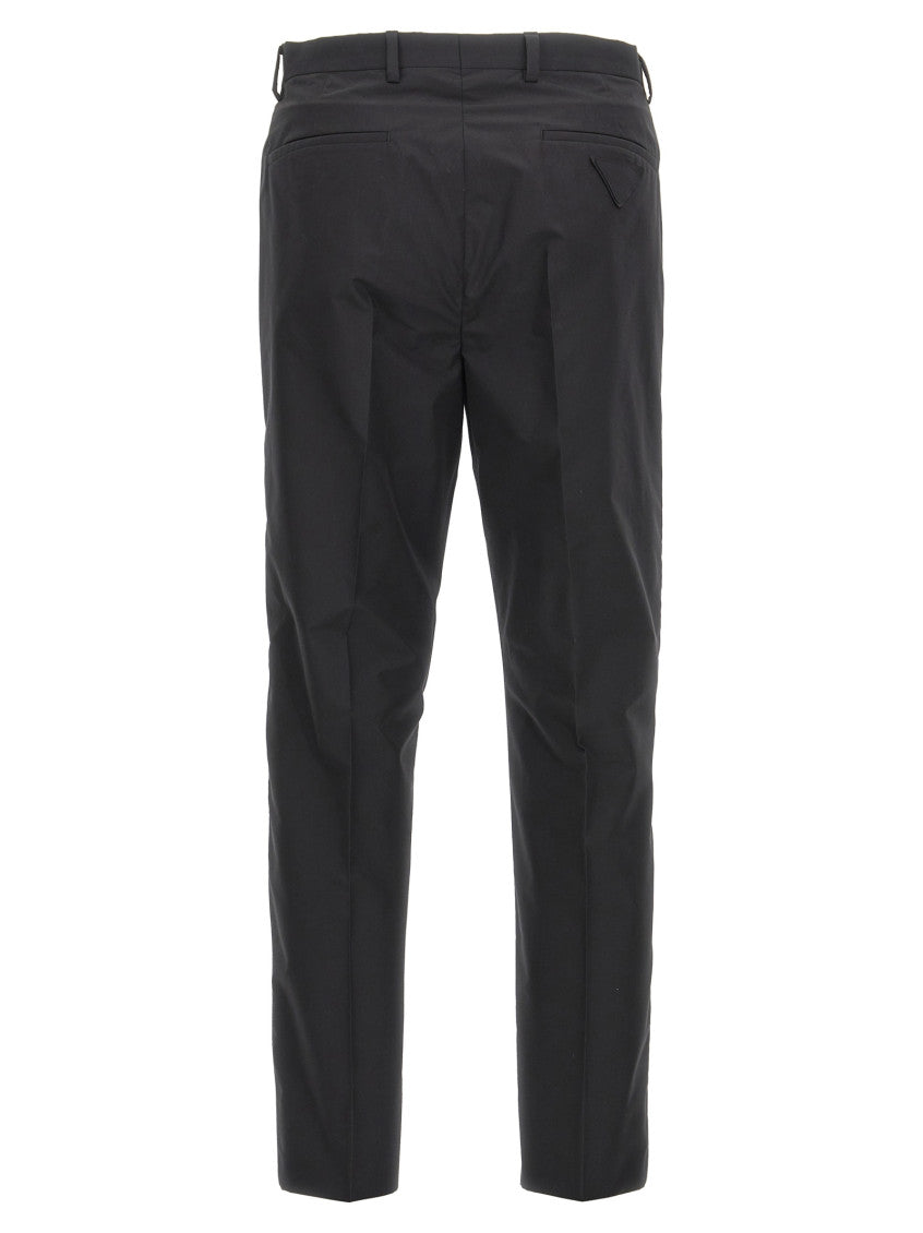 Black Flat Front Trousers 2
