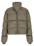 Green Quilted Down Jacket 1
