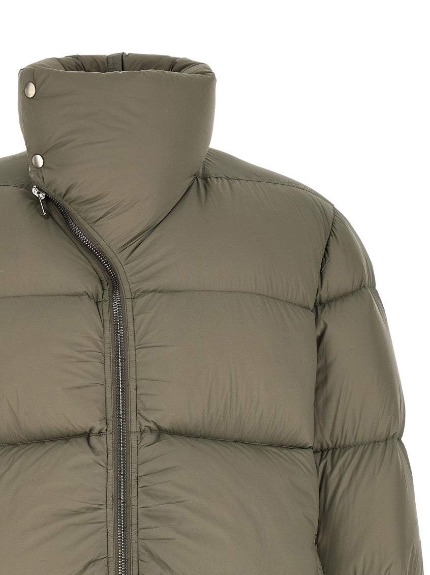 Green Quilted Down Jacket 3