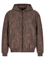 Brown Paisley Hood Jacket 1