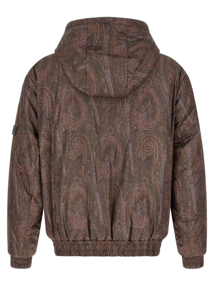 Brown Paisley Hood Jacket 2