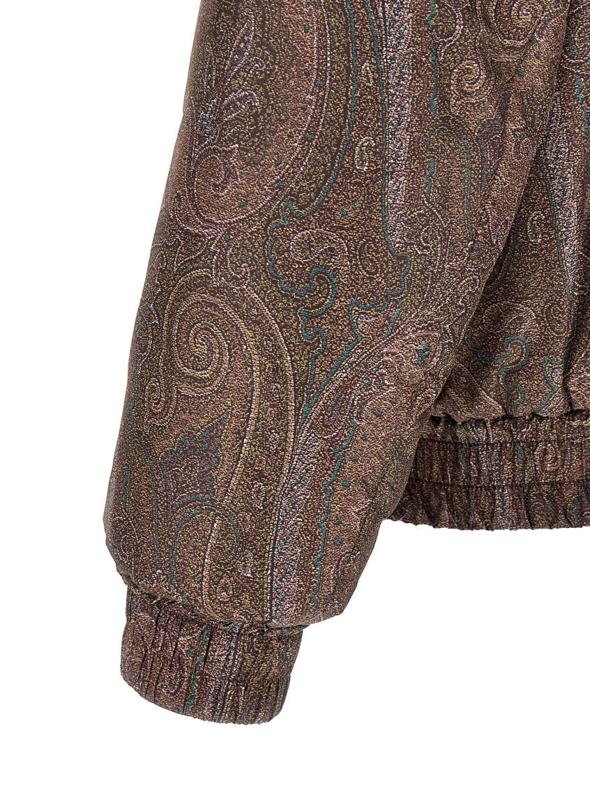 Brown Paisley Hood Jacket 4
